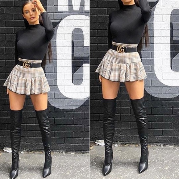 𝙇𝙖𝙨𝙩 5.5 & 10 🖤Strechy Thigh Over the Knee - Picture 2 of 7